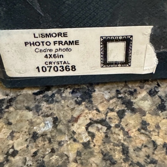 Waterford White Picture Frame with Intricate Accents - Picture 3 of 4